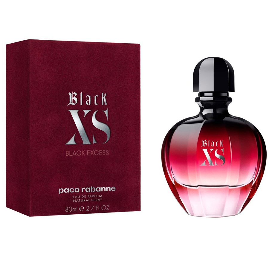 Rabanne Black XS Women Eau de Parfum original bottle